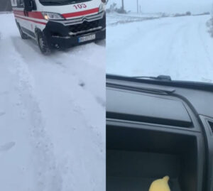 Між селами Стриївка-Киданці замело дорогу