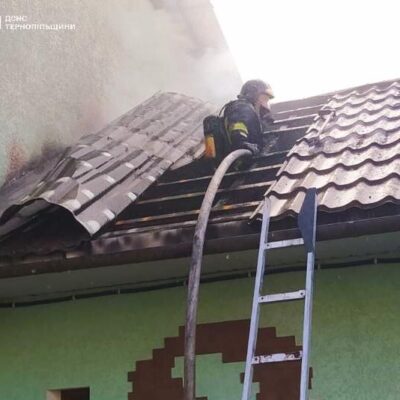 Пожежа житлового будинку на Тернопільщині