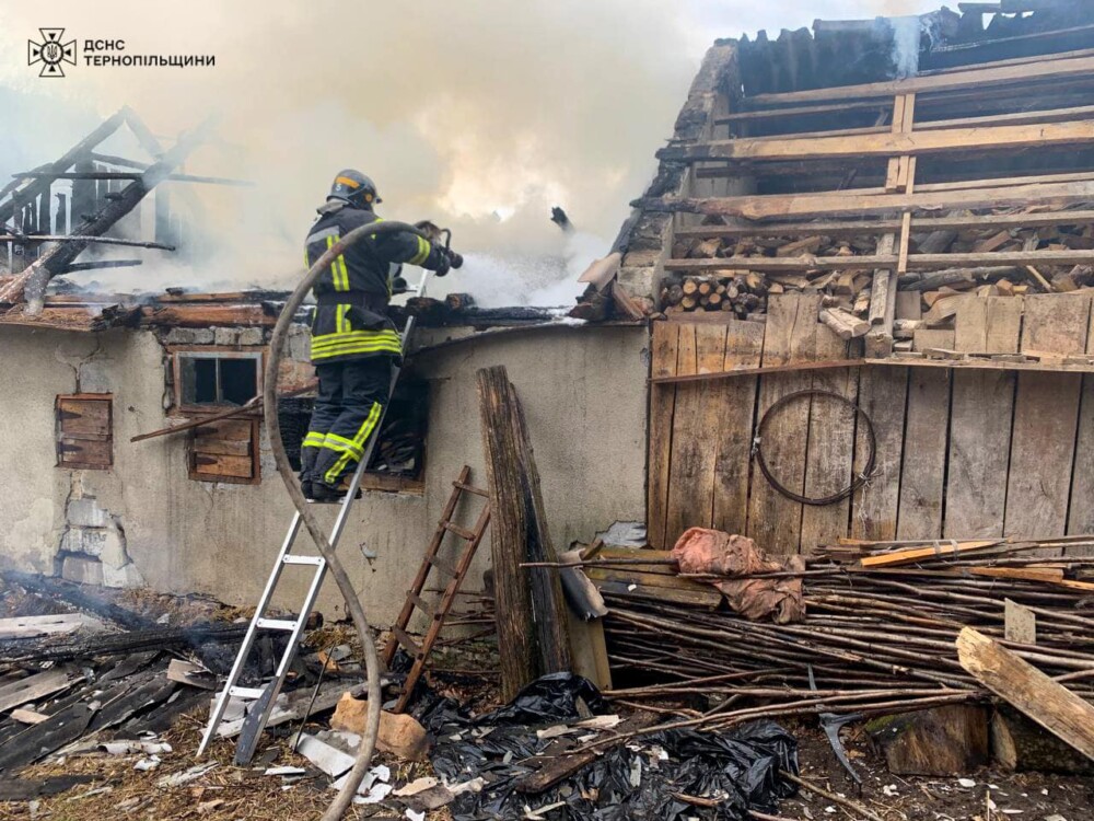 пожежа у селі Стіжок