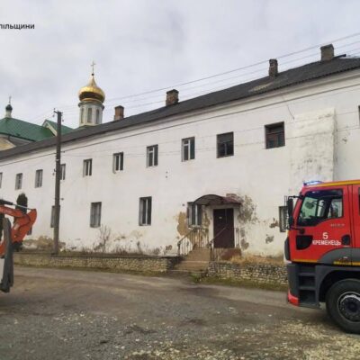 Пожежа святині на Кременеччині