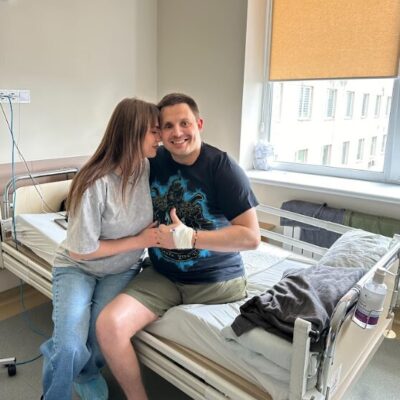 Тетяна Комісарчук з чоловіком