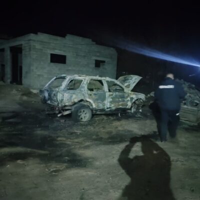 згоріло військове авто