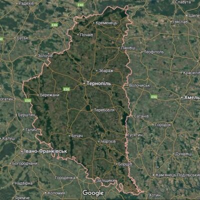 Карта тернопільської області