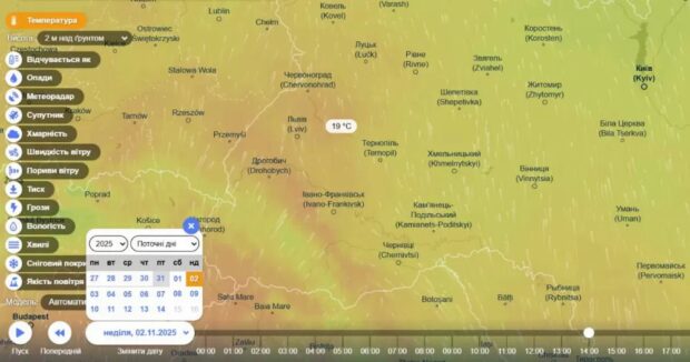 вітер Тернопіль