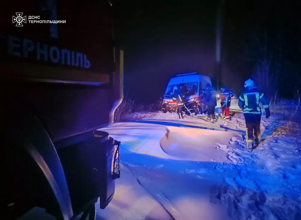 у заметах застрягла швидка