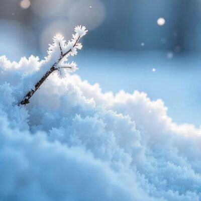 мороз і сніг