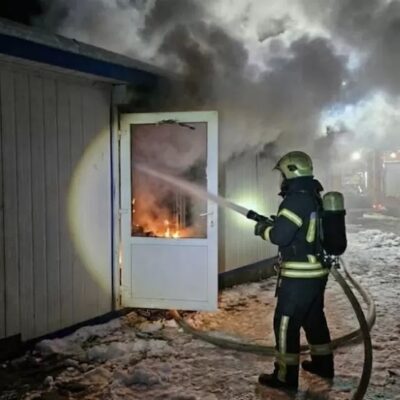 горів кіоск у Кременці