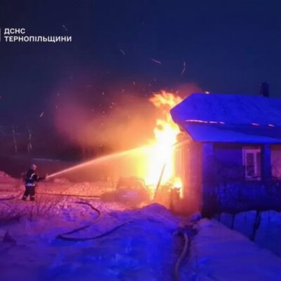 пожежа травневе