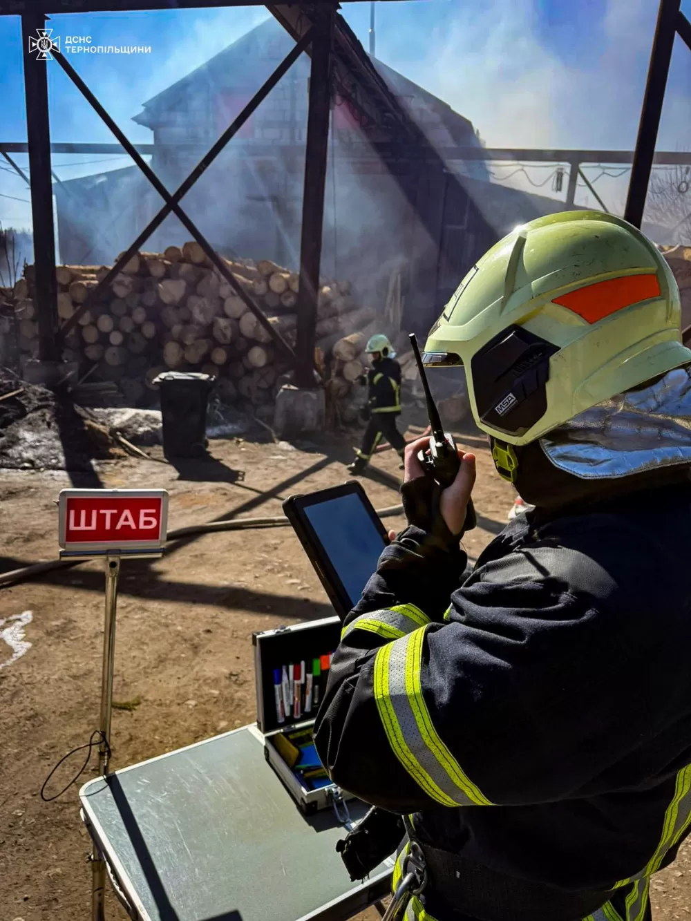 пожежа пилорама