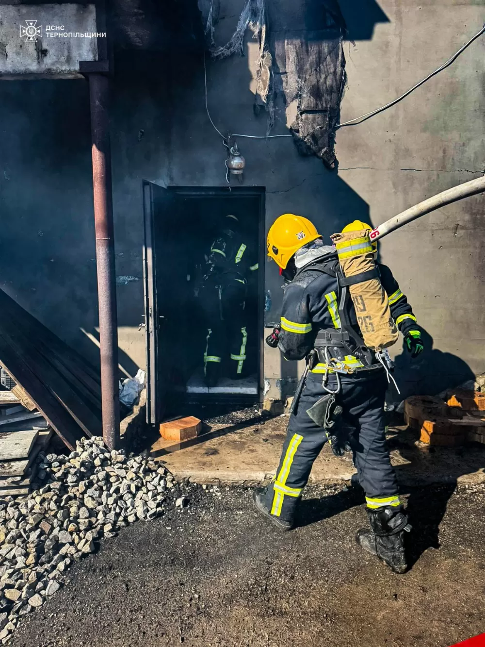 пожежа пилорама