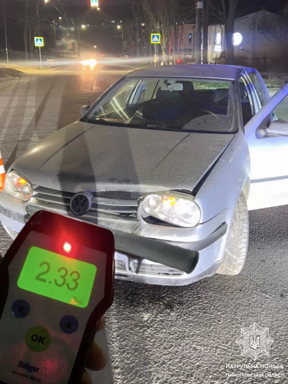 п'яний водій вчинив ДТП