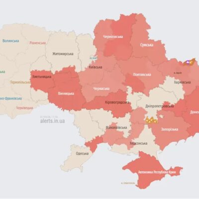 карта повітряних тривог