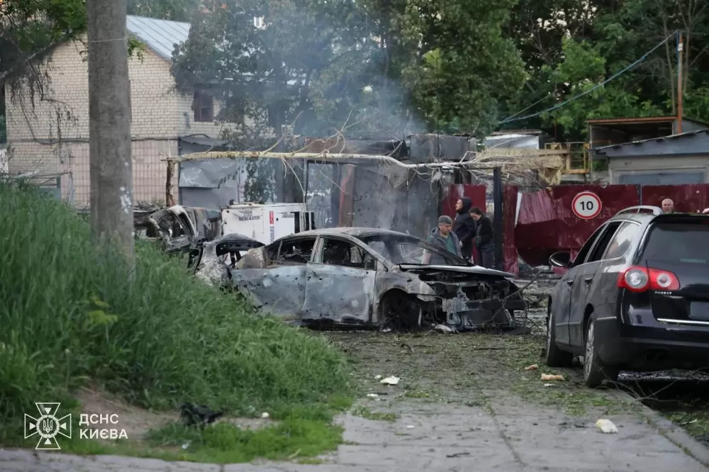 наслідки удару по Києву