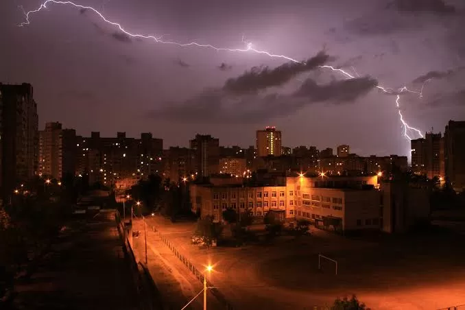 гроза в місті