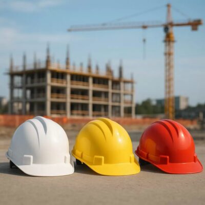 будівельна каска на будівництві