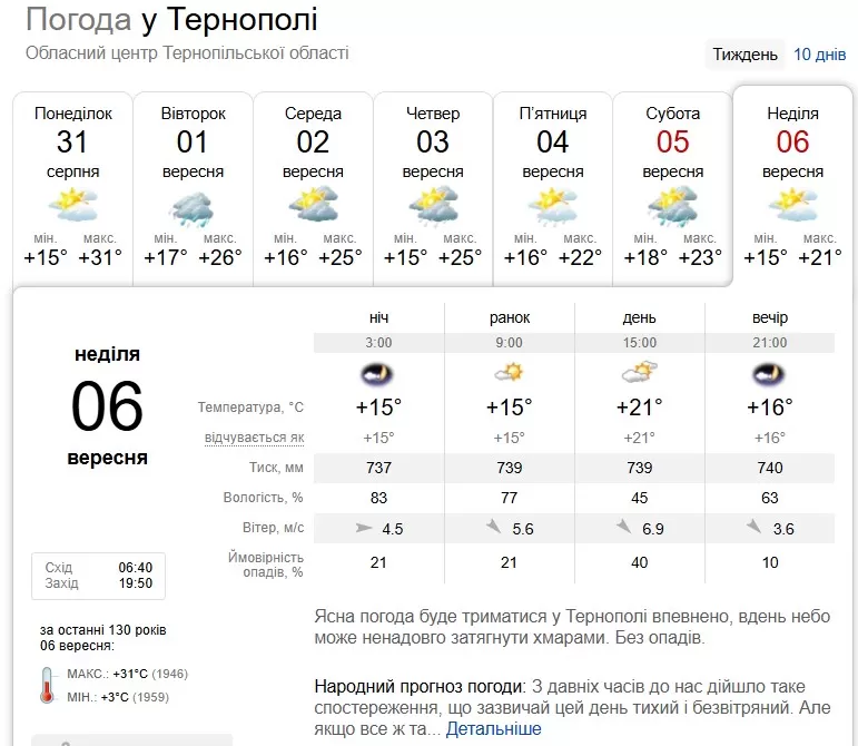 погода